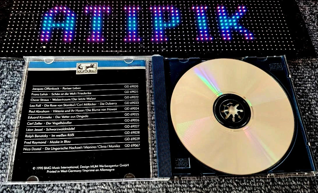 Lehar - Schon Ist Die Welt - CD Eurodisc Import Allemagne Rare 💕 – photo 4